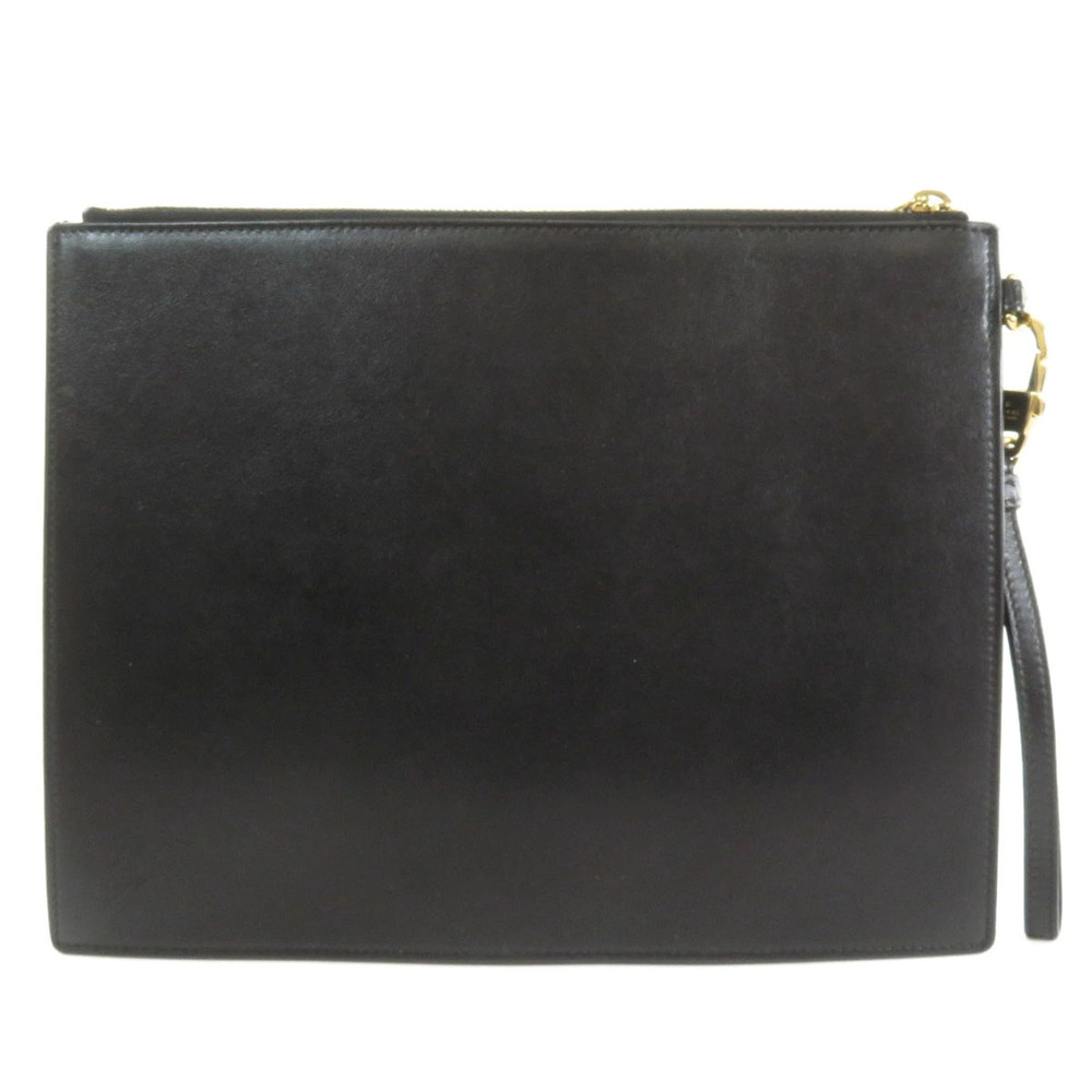 Gucci Clutch Leather Bag Black